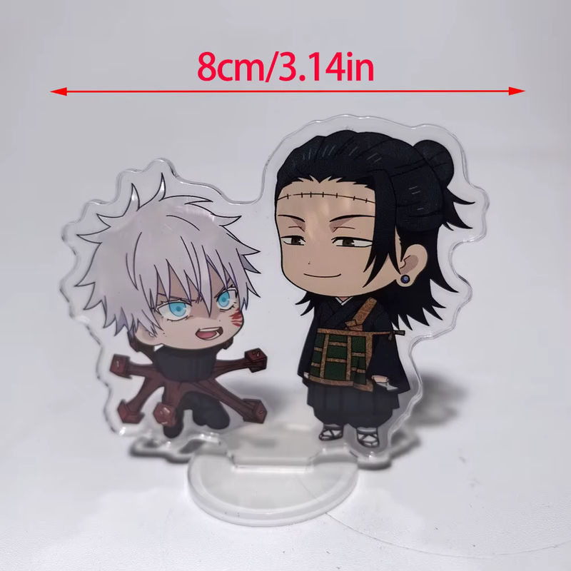 Bandai Jujutsu Kaisen Acryl-Aufsteller Satoru Gojo und Nanami Kento Mini-Figuren aus Kunststoff, mehrfarbig, Höhe: 8 cm - Bild 2