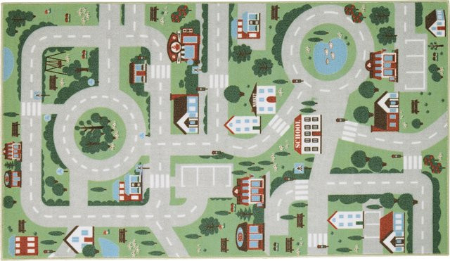 LIVARNO Kinder Spielteppich Farm, Mehrfarbig, B: 75 cm, L: 133 cm - Bild 1