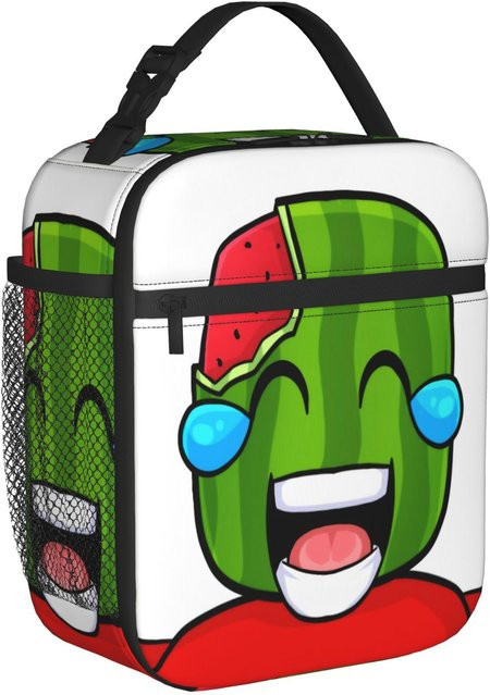 Isolierte Lunchbox von Fancy Style Studio mit Sonniges und Melonen-Design, Thermische Kühltasche in Mehrfarbig für die Schule - Bild 1
