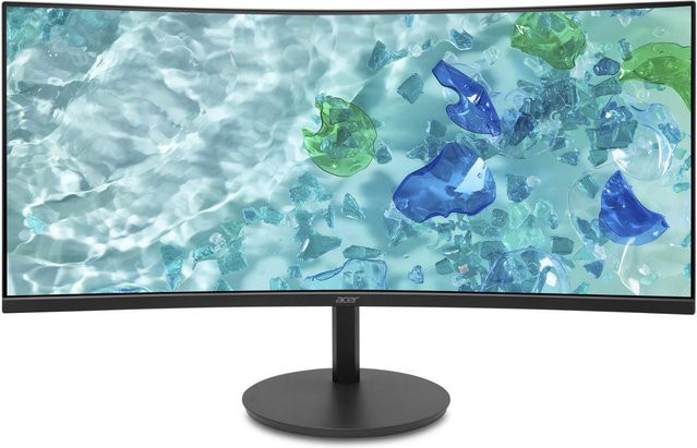 Acer Vero CB3 CB342CURJ0bmiiprzx Curved Ultra Wide Quad HD Monitor, 86,4 cm (34 Zoll), VA-Panel, 100Hz, UWQHD, Schwarz, HDMI, DisplayPort, USB-C - Bild 1