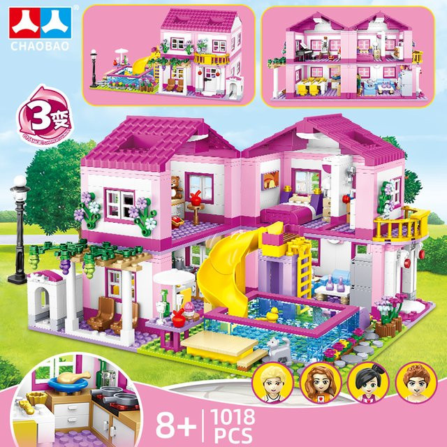 FUNXINEE Stadt Street View Haus, Baustein Set, ab 8 Jahren - Bild 1