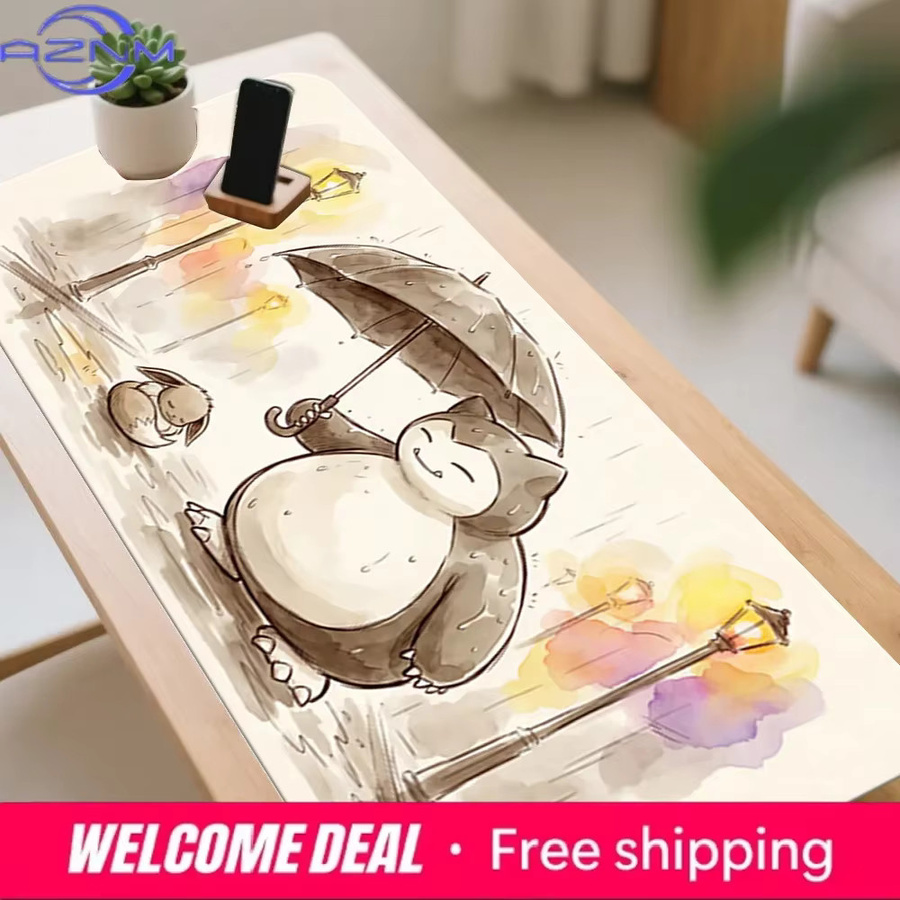 Potdemiel Pokémon Gaming-Spielmatte Snorlax & Eevee Regenschirm, Mehrfarbig - Bild 4