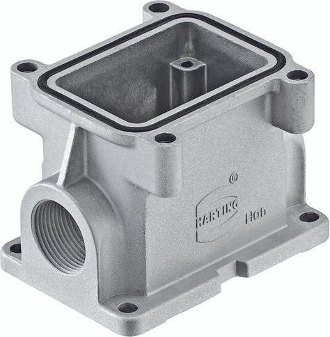 HARTING Sockelgehäuse aus Aluminium in Silber - Bild 1