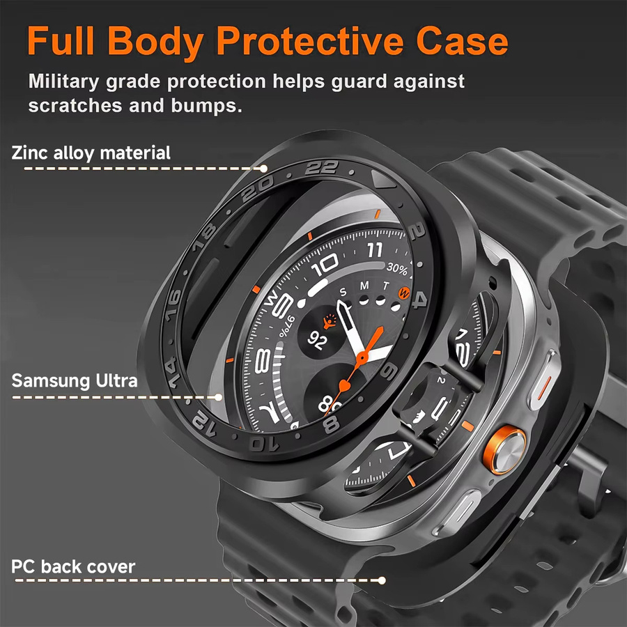 Geekthink Hartrahmen Metallgehäuse für Samsung Galaxy Watch Ultra 47 mm - Bild 3