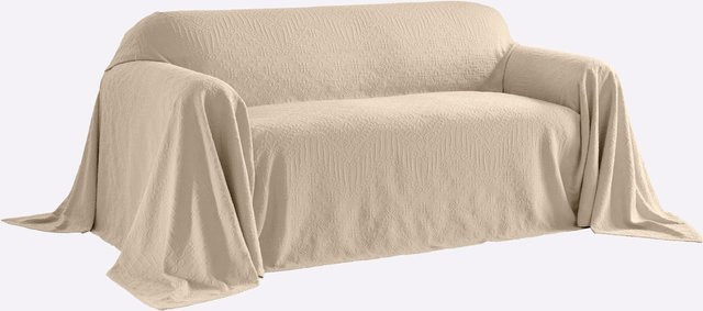 Pereira da Cunha Sesselüberwurf aus Jacquard in Beige, 100% Baumwolle - Bild 1