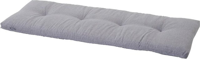 Siena Garden Banksitzkissen Comfort Grau mit Schaumstoff, B/T/H: 110 x 44 x 7 cm - Bild 1