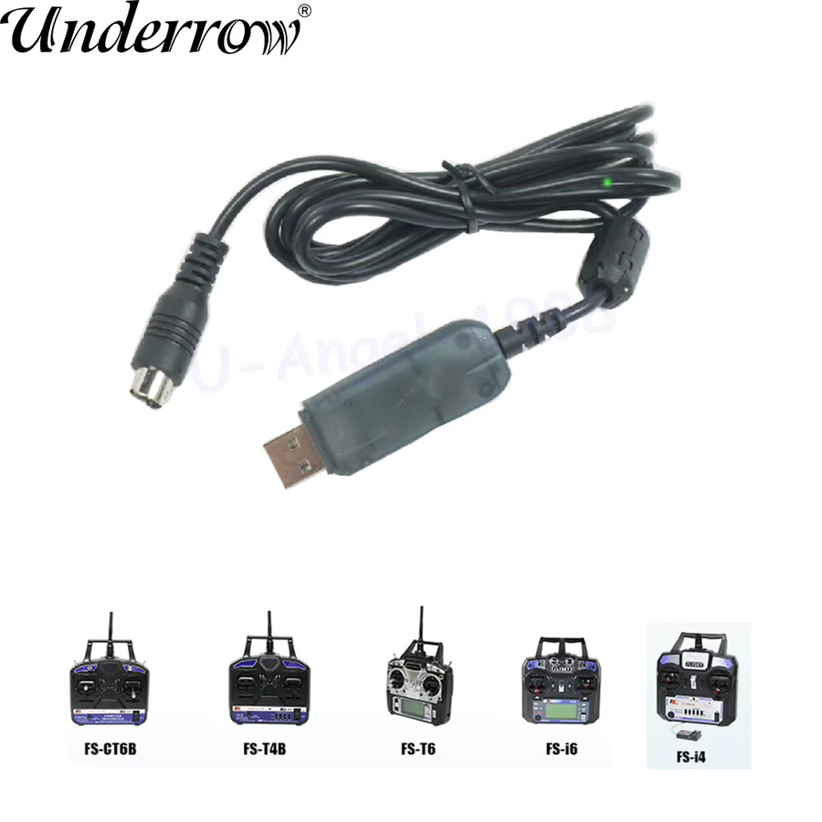 Flysky Universal Firmware Upgrade Datenleitung für FS-i6 RC Sender in Schwarz - Bild 2