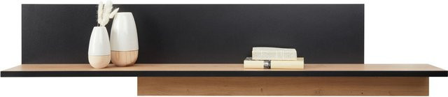 Based Wandboard Hayato in Schwarz/Eiche Artisan B/T/H: 154 x 21,9 x 35,4 cm - Bild 1