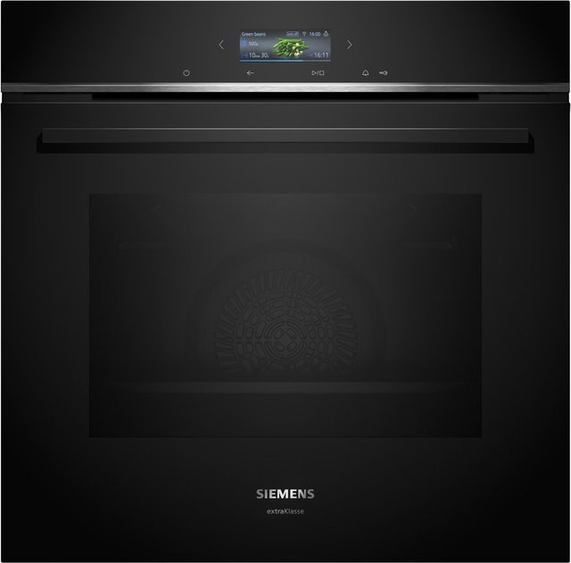 Siemens iQ700 Einbaubackofen HB734GBB1 in Schwarz mit 71 l Volumen, WLAN, katalytischer Rückwand und Energieeffizienzklasse A+ - Bild 1