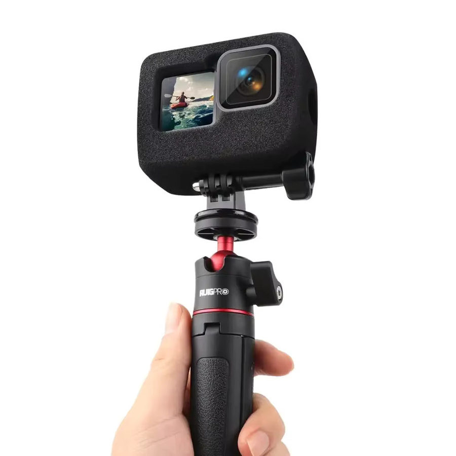 GoPro Windschutzscheiben-Schaumstoffhülle zur Windgeräuschreduzierung für HERO 11 10 9 in Schwarz - Bild 3