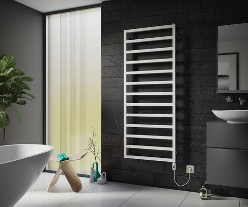 XIMAX Handtuchwärmer Pure elektrisch Typ 2 in Weiss, Wandmontage, B/H: 60 x 123 cm - Bild 1