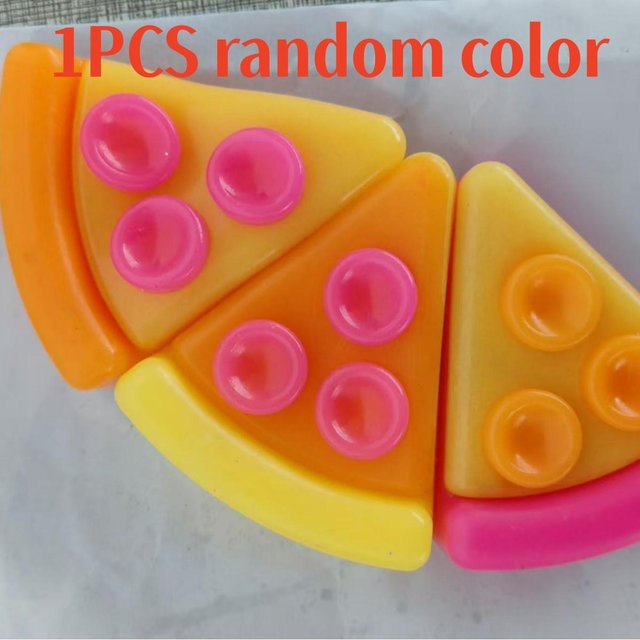 Discover Intime Weichgummi Pizza Quetschspielzeug, Simuliertes Essen, Langsam Rückprall, Kneten, Stressabbau Spielzeug - Bild 1