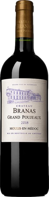 Château Branas, Grand Poujeaux, Moulis AOP, Bordeaux, Merlot, trocken, 2018, Rotwein, 0,75 l - Bild 1