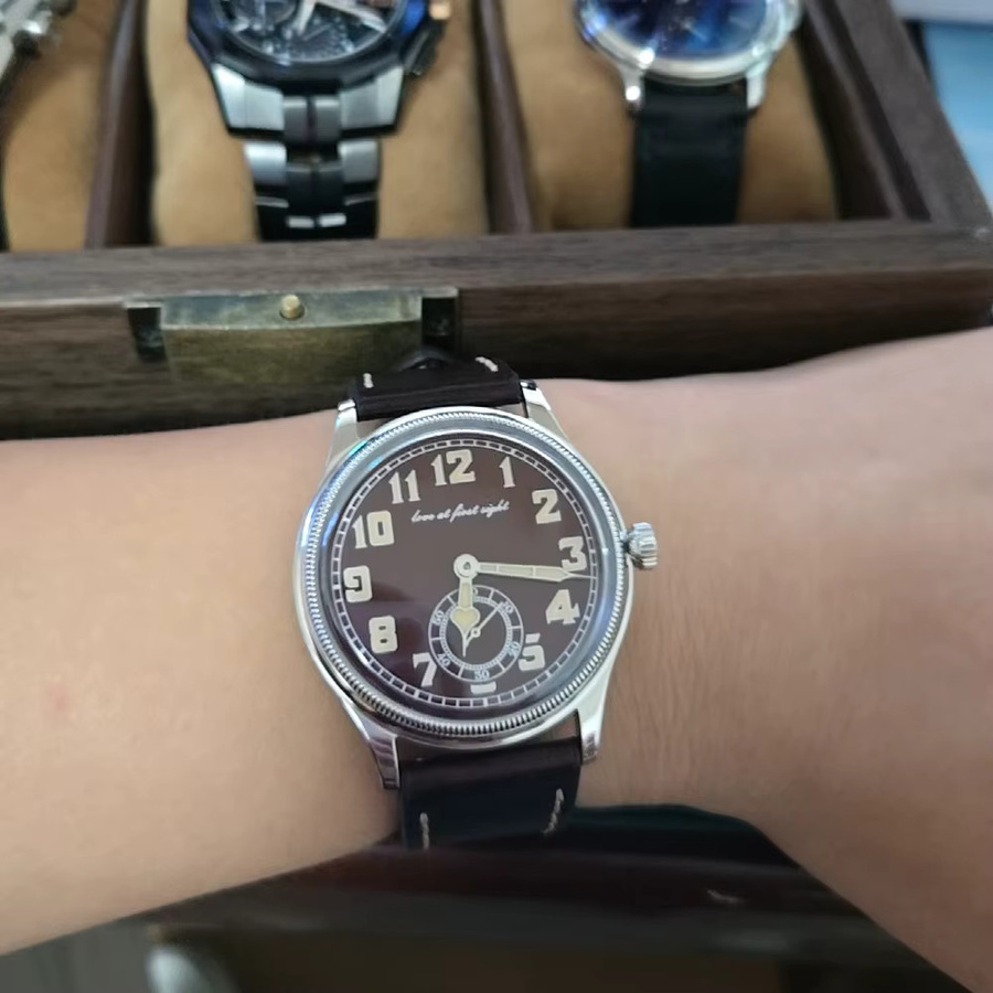 Hruodland Armbanduhr Automatik, Edelstahl, Schwarz, Herren - Bild 6