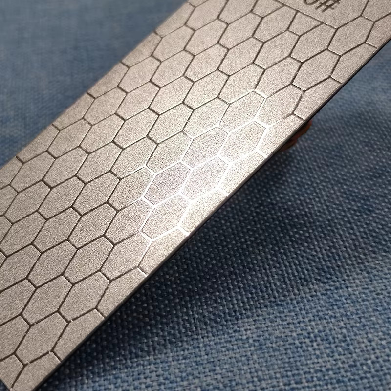 RSCHEF Diamantmesser-Schleifstein mit Wabenoberfläche in Grau, Körnung 600 # 800 # 1000 # - Bild 2