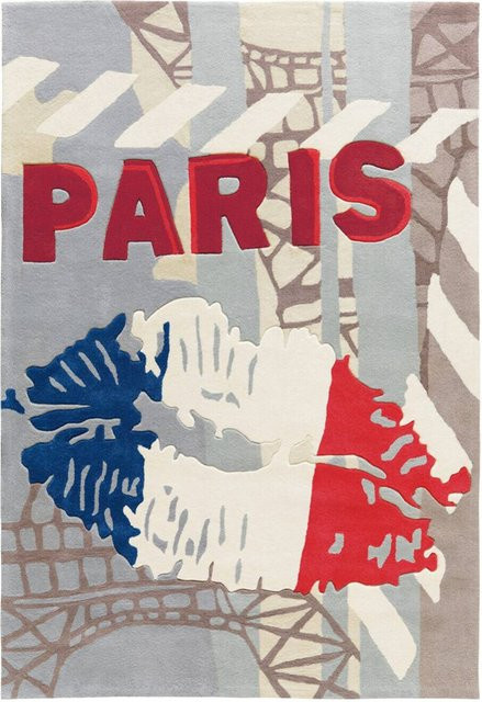 Arte Espina Kurzflorteppich Joy 4203 Tricolore Paris mehrfarbig B: 170 cm, L: 240 cm - Bild 1