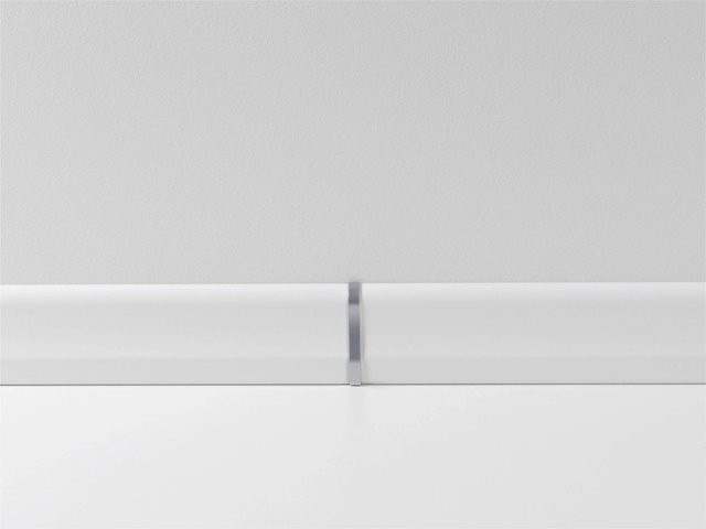 Parador Übergangskappe Typ 2 für Sockelleiste SL 4 in Alu-Optik Silber - Bild 1