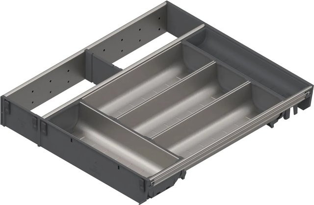 Blum Besteckeinsatz Orga-Line Facheinteilung-Set Grau, Nennlänge: 450 mm - Bild 1