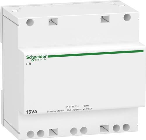 Schneider Electric A9A15218 Klingel-Transformator in Weiß, 8 V, 14 V, 24 V, 28 V, 16 A - Bild 1