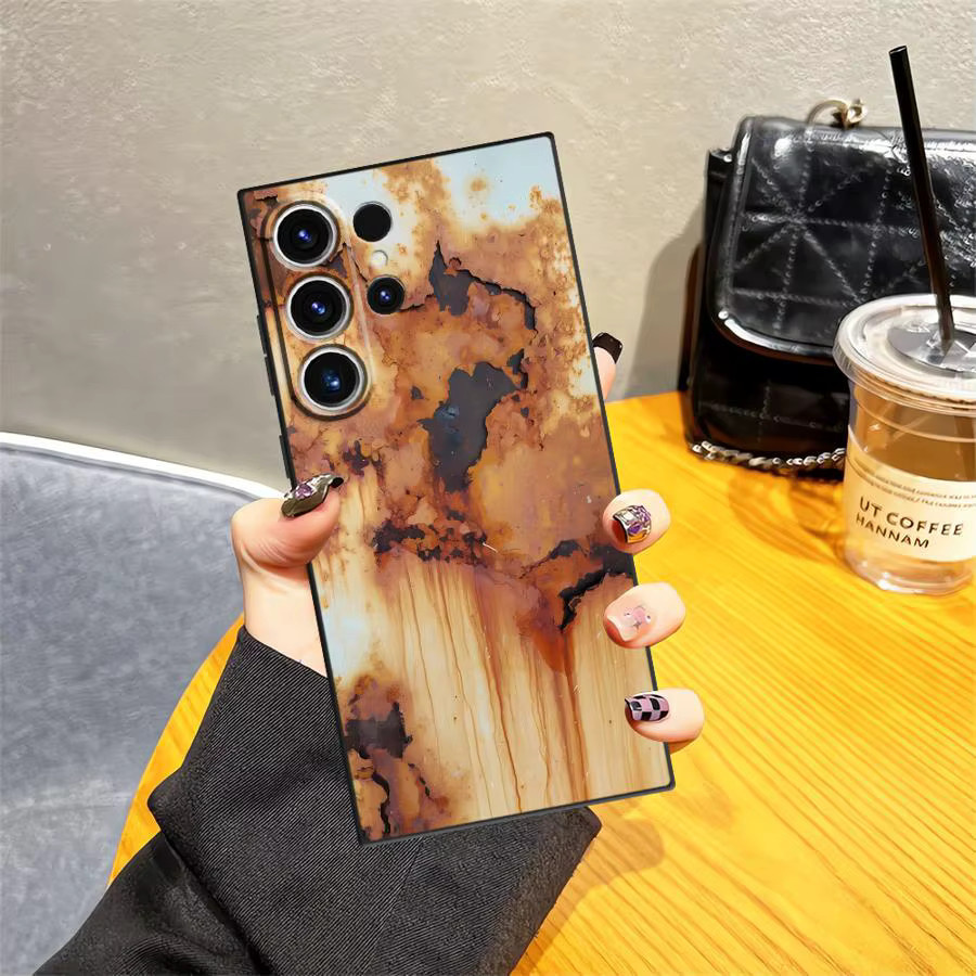 Handyhülle im Retro-Rost-Design für Samsung Galaxy Modelle, Multicolour - Bild 2