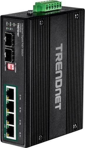 TrendNet TI-PG62B Industrial Ethernet Switch 10/100/1000 Mbit/s in Schwarz - Bild 1