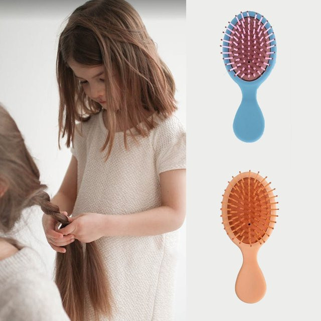 Macaron-Airbag-Haarkamm mit Massagefunktion für Kinder - Bild 1