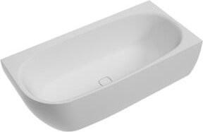 Hoesch Eck-Badewanne iSENSI in Weiß, freistehend mit Apron, B/T: 190 x 90 cm - Bild 1