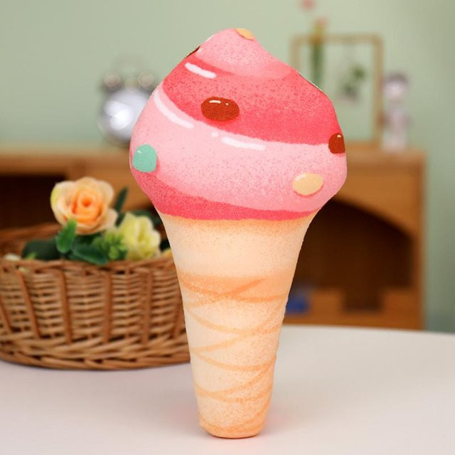 Binchi Fitness Eiscreme Plüschkissen Stofftier, ab 14 Jahre - Bild 1