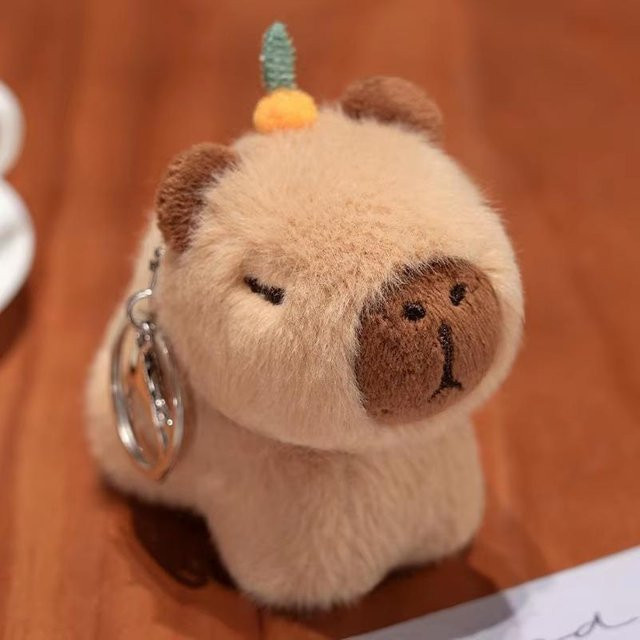 Yiran toy Capybara Plüschtier Armband, Braun - Bild 1