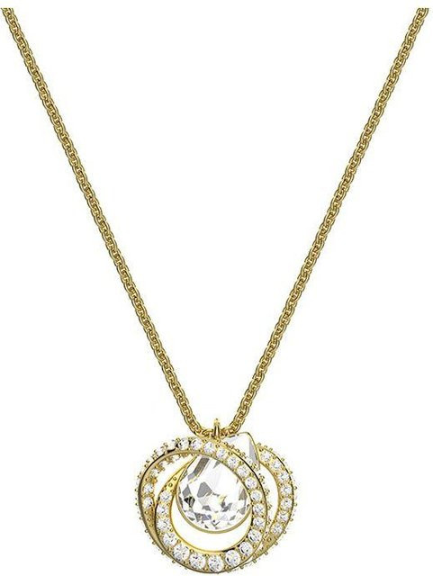 Swarovski Halskette, Birnenkristall, Gold, Damen - Bild 1