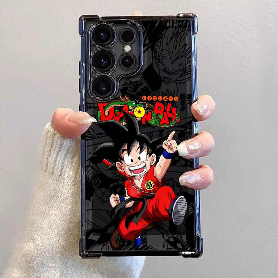 Handyhülle im Dragon Ball Anime Goku Design für Samsung Galaxy S21 Plus, S23, S20 FE, S24, S22 Ultra, Multicolor - Bild 2