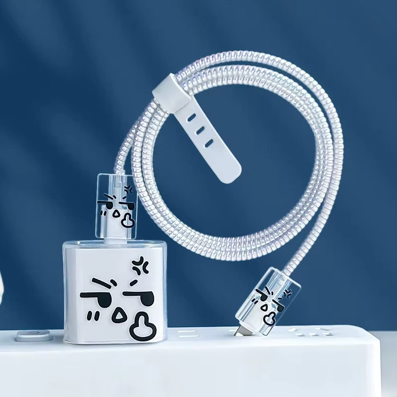 4 in 1 Ladekabel Schutzhülle und Kabelwickler für iPhone 11 bis 16, 18W/20W Ladegerät Zubehör - Bild 2