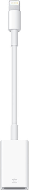 Apple Lightning auf USB-A Kamera Adapter in Weiß - Bild 1
