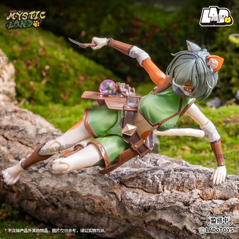 Ladotoys Cat Tonia Tigris Era-002 Kräuter-Actionfigur, Calico Cat Girl Anime Mystic Land, Einzelfigur - Bild 3