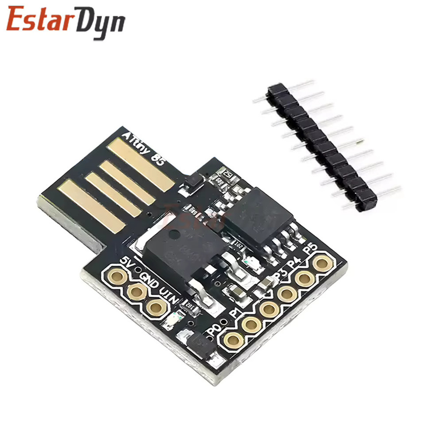 Estardyn ATTINY85 Digispark USB-Entwicklungsboard Micro-Board in Schwarz - Bild 2