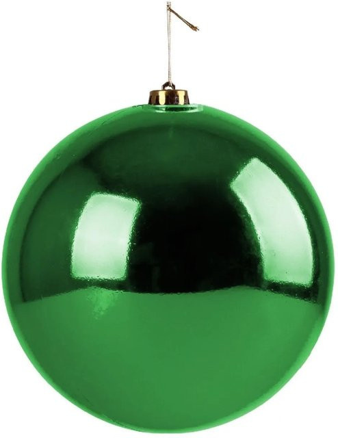 Lex Christbaumkugel Grün Glänzend Durchmesser: 30 cm - Bild 1
