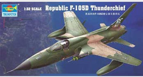 Trumpeter Republic F-105 D Thunderchief, Modell, 1:32 - Bild 1