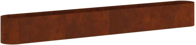 vidaXL Hochbeet aus Cortenstahl in Braun B: 360 cm, T: 40 cm, H: 40 cm - Bild 1
