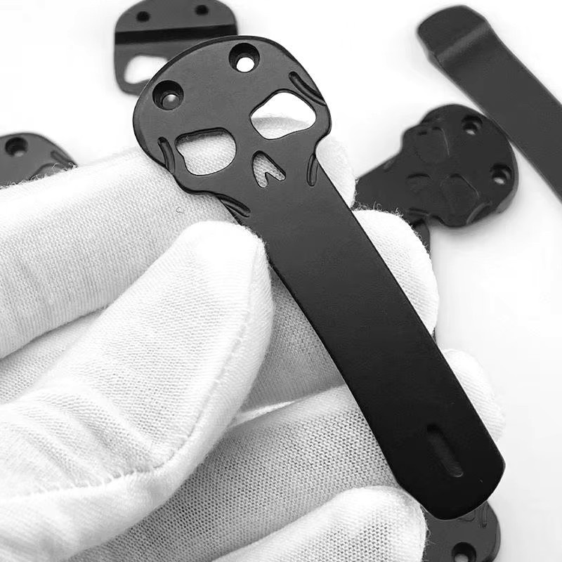 Swayboo Titanlegierung Taille Clip Klemme für Klappmesser Scheide Rückseite Clip in Schwarz - Bild 2