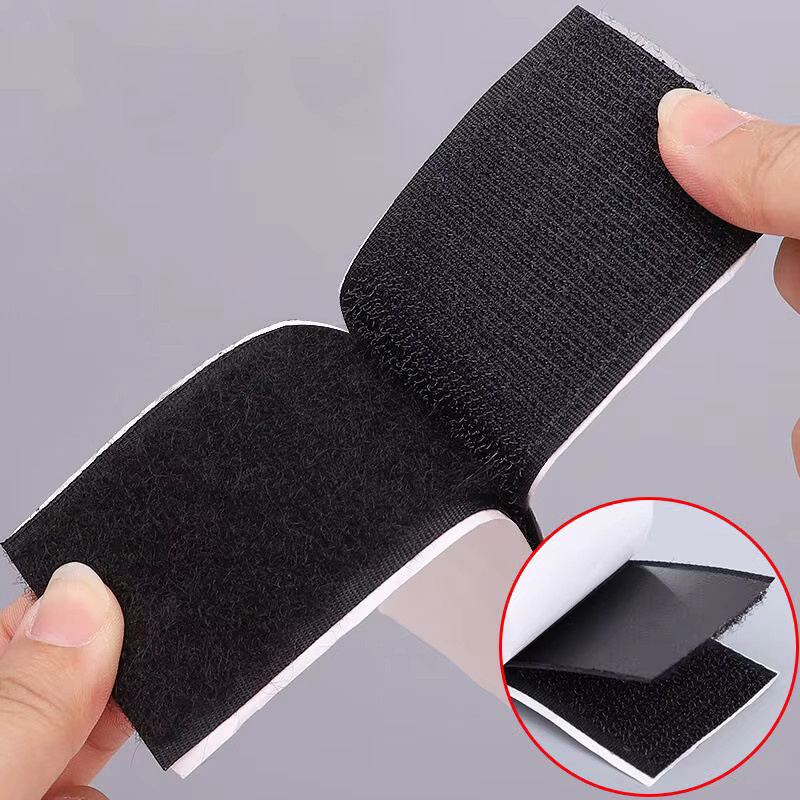 Selbstklebendes Klettband mit Hochleistungskleber in Schwarz oder Weiß, Breite: 20 mm, 25 mm oder 50 mm - Bild 2