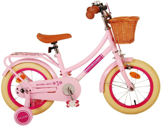 VOLARE Kinderfahrrad Excellent, 14 Zoll, rosa - Bild 1