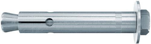 Fischer Durchsteckanker FZA 12 x 80 aus verzinktem Stahl, Silber, 25 Stück - Bild 1