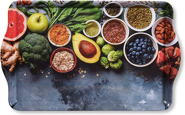 Serviertablett Healthy Kitchen von Kesper in Multicolour, rechteckig - Bild 1
