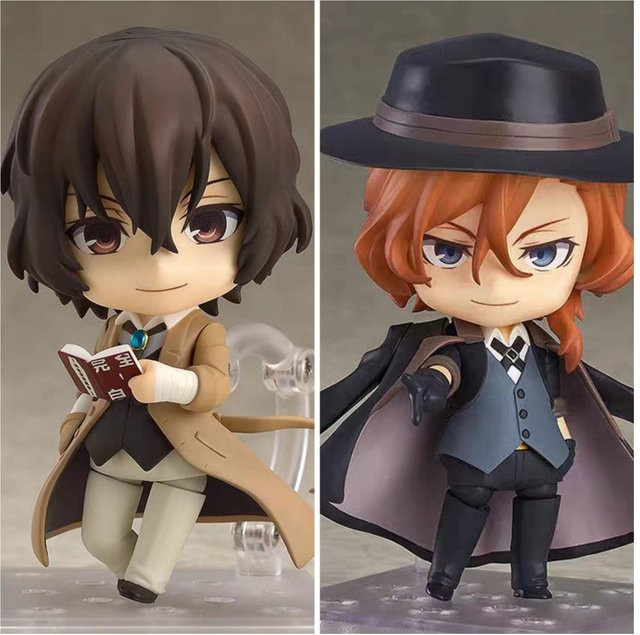 Bandai Bungo Stray Dogs Dazai Osamu Nakahara Chuuya, Actionfiguren, 10cm, ab 3 Jahre - Bild 1