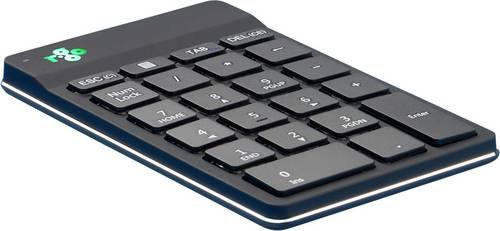 R-Go Tools Break Numpad Ergonomischer Zahlenblock mit Bluetooth und USB-C/USB-A Anschluss in Schwarz - Bild 1