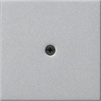 Gira Zentralplatte zur Schnurableitung Abdeckung System55 in Silber - Bild 1
