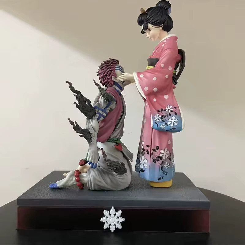 Bandai Demon Slayer Akaza & Koyuki Kirschblüten-Szene Modellfigur, 27cm - Bild 4