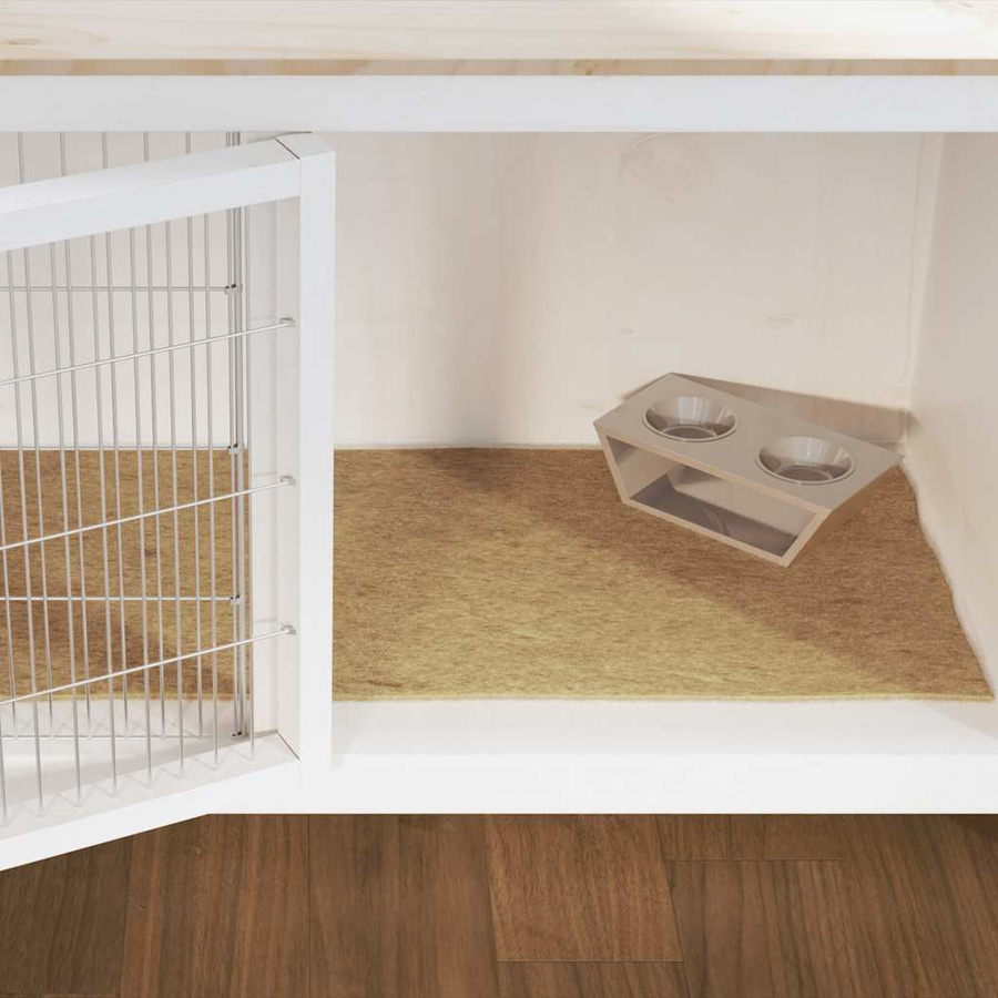 vidaXL Haustiermatte aus Hanf in Braun und Beige, B/T: 100 x 50 cm, Höhe: 0,5 cm - Bild 3
