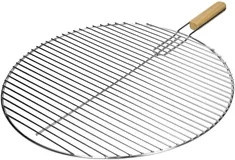 ECD Germany Grillrost rund aus Edelstahl mit abnehmbaren Griffen Durchmesser: 54,5 cm für Gasgrill und Holzkohlegrill - Bild 1