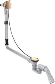 Hansgrohe Exafill S Komplettset Wanneneinlauf mit Ablauf- und Überlaufgarnitur in poliertem Gold - Bild 1